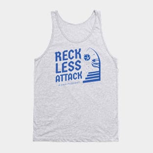 Reckless Attack Podcast Main Logo Cobalt Tank Top